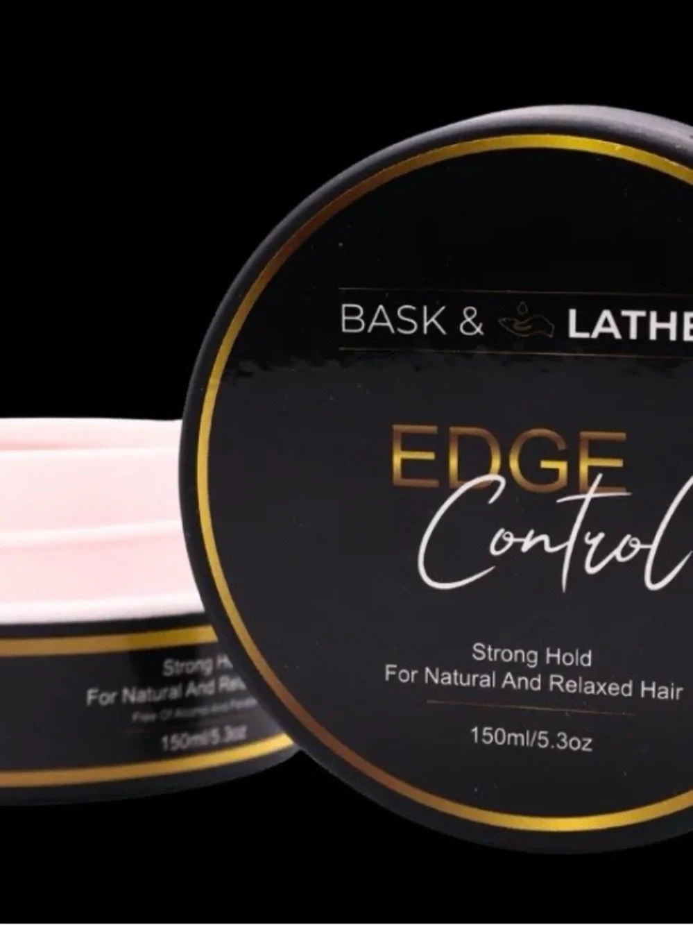 Edge Control Gel – Black & Gold 1.6 oz travel size